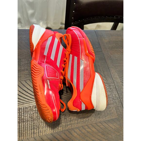 Adidas adituff tennis shoes scarlet red men 8.5 main image 5